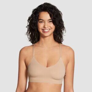 True & Co. Nude Seamless Wireless‎ V Neck Bra